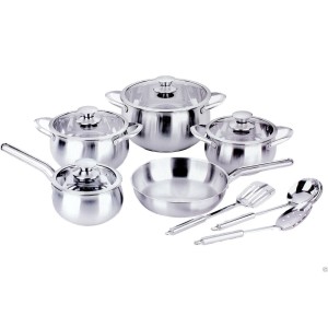 CONJUNTO DE PANELAS 12 PCS INOX